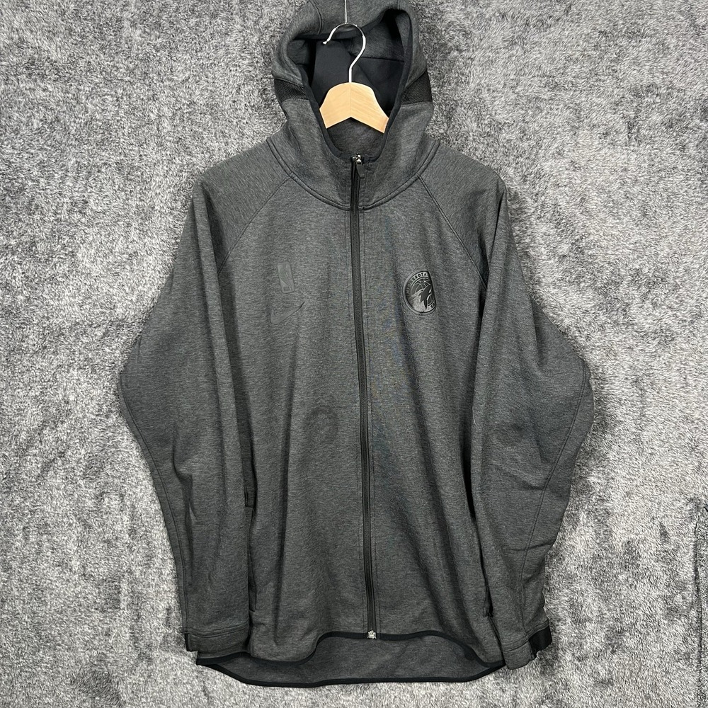Minnesota Timberwolves Team Issue Hoodie Mens XL Tall Gray Therma Flex NBA